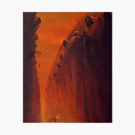 Untitled. Zdzislaw Beksinski. 1972. Art Board Print