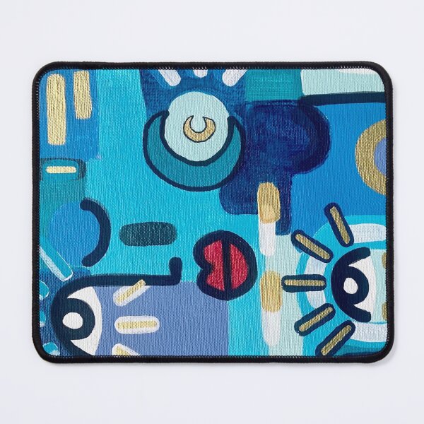 Item preview, Colorful abstract faces - Art print designed and sold by Ysivie.