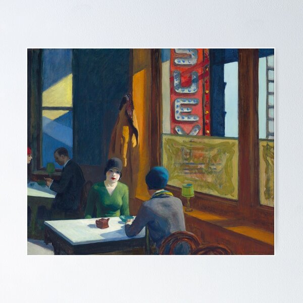 Item preview, Edward Hopper, Chop Suey, 1929 designed and sold by Art  Outlaws.