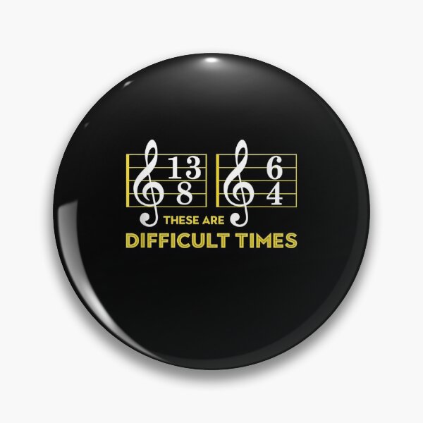 Item preview, These Are Difficult Times Music Lover designed and sold by MiloszshiZse.