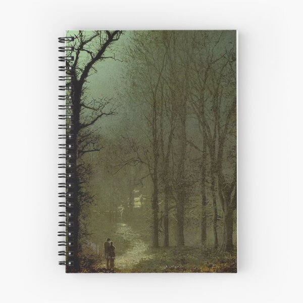 Item preview, Lovers in a Wood, 1873. Painted by John Atkinson Grimshaw (1836–1893) designed and sold by Art Outlaws.