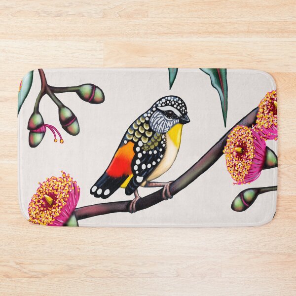 Item preview, Pardalote in Gum Flowers #1 designed and sold by Laural Retz.