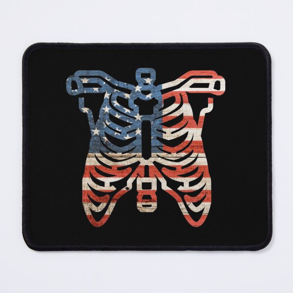 Item preview, American Flag Skeleton Rib Cage Novelty Halloween Costume Gift Idea designed and sold by DKA-2ndBoy.