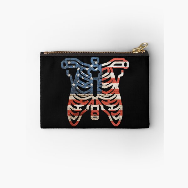 Item preview, American Flag Skeleton Rib Cage Novelty Halloween Costume Gift Idea designed and sold by DKA-2ndBoy.