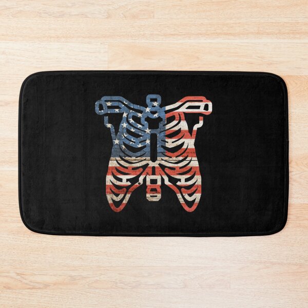 Item preview, American Flag Skeleton Rib Cage Novelty Halloween Costume Gift Idea designed and sold by DKA-2ndBoy.