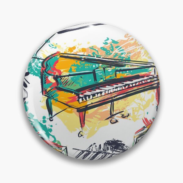 Item preview, Retro Piano Keyboard designed and sold by VintageViolet79.