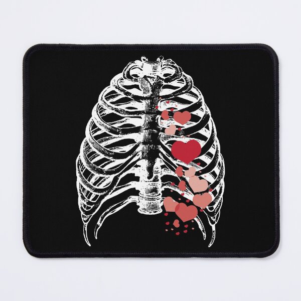 Item preview, Skeleton Rib Cage Hearts Falling Novelty Halloween Costume Gift Idea designed and sold by DKA-2ndBoy.