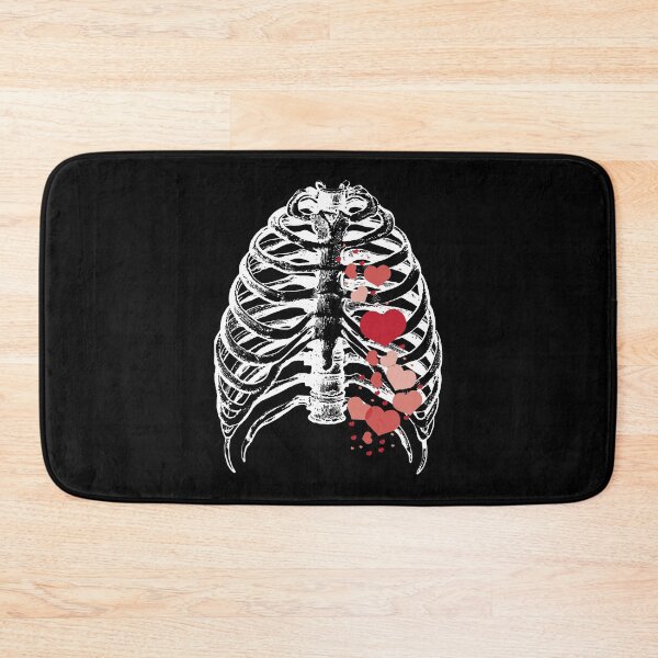 Item preview, Skeleton Rib Cage Hearts Falling Novelty Halloween Costume Gift Idea designed and sold by DKA-2ndBoy.