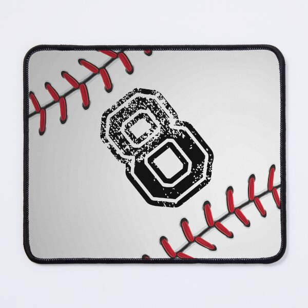 Item preview, Baseball ball number 8, eight designed and sold by TheCultStuff.