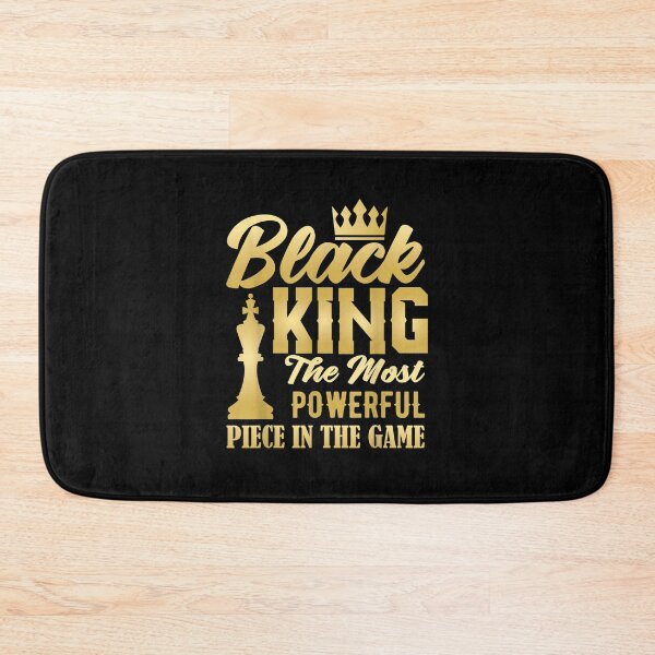 Item preview, Black King The Most Powerful Piece in The Game Men Boy designed and sold by JaisonshiJan.