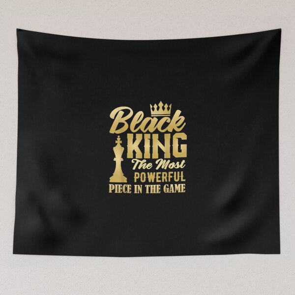 Item preview, Black King The Most Powerful Piece in The Game Men Boy designed and sold by JaisonshiJan.