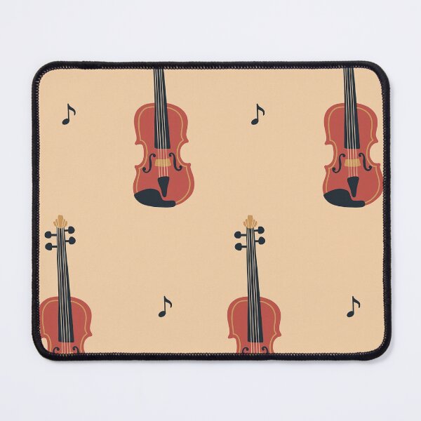 Item preview, Retro Violin Pattern designed and sold by VintageViolet79.