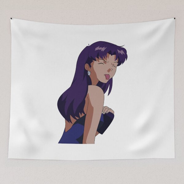 Item preview, Misato sticking out his tongue designed and sold by shopchi.