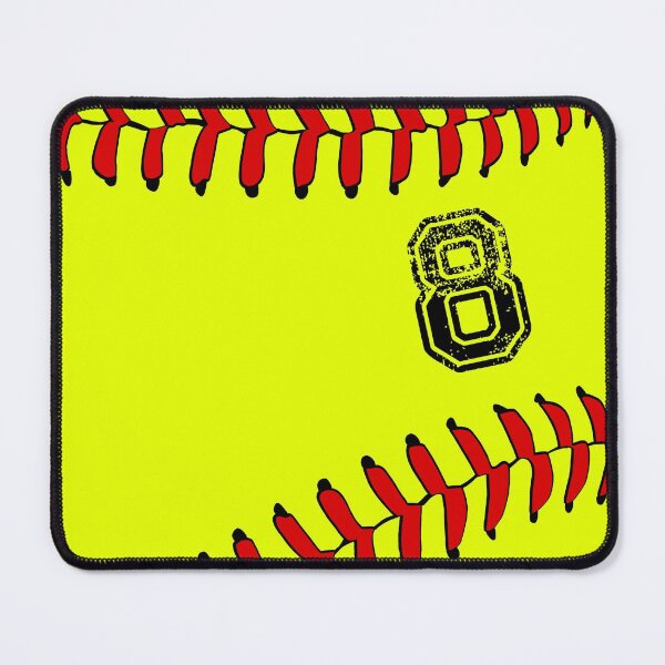 Item preview, Softball ball number 8, eight designed and sold by TheCultStuff.