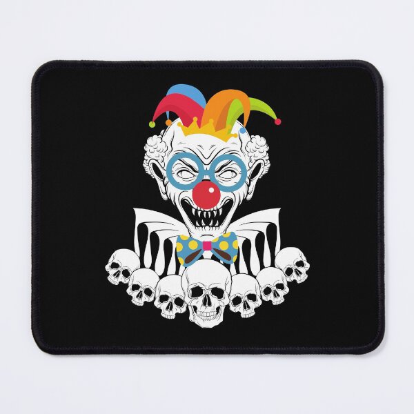 Item preview, Halloween Clown Face Costume With Big Red Nose, Eyeglasses And Skeletons Squad, Skeletons Skull Heads Crew Team designed and sold by Dr.YesOrNo.