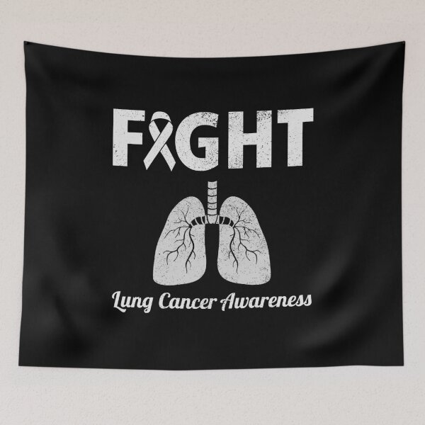 Item preview, Lung Cancer Awareness Support Fighter Warrior designed and sold by TastefulTees.