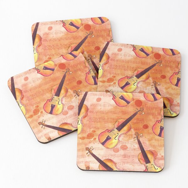 Item preview, Violin Watercolor Art designed and sold by VintageViolet79.