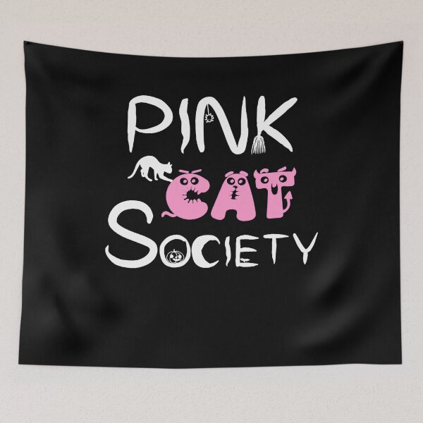 Item preview, Pink Cat Society Funny Halloween tee designed and sold by Hanlar.