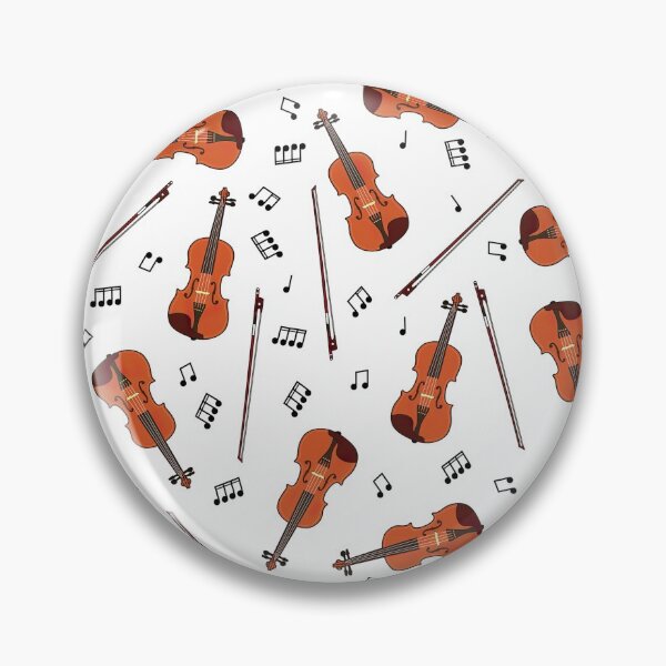Item preview, Violin And Music Notes designed and sold by VintageViolet79.