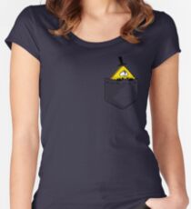 Pocket Cipher Women's Fitted Scoop T-Shirt