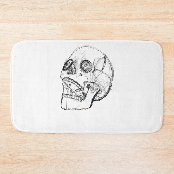 Item preview, open mouth skull sketch art t-shirt | open mouth skull sketch t-shirt  designed and sold by KARTICK DUTTA.