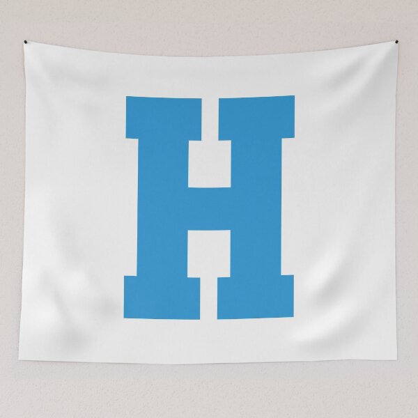 Item preview, Alphabet, Blue H, Sports letter H designed and sold by TheCultStuff.