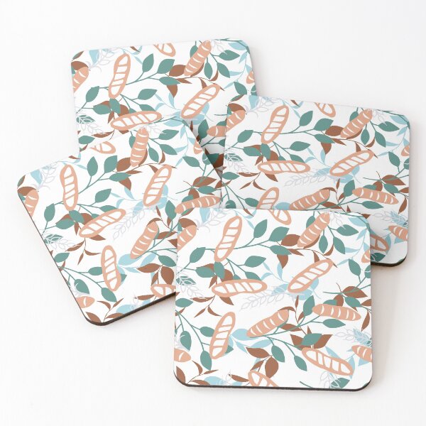 Item preview, Bread quotes by Robert Browning and floral pattern designed and sold by FlinArt.