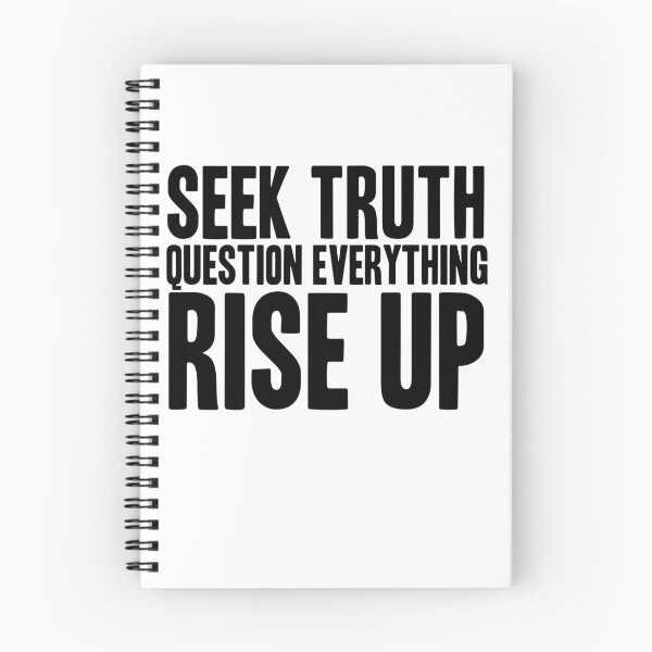 Item preview, Seek Truth Question Everything Rise Up  designed and sold by AwakeApparel.
