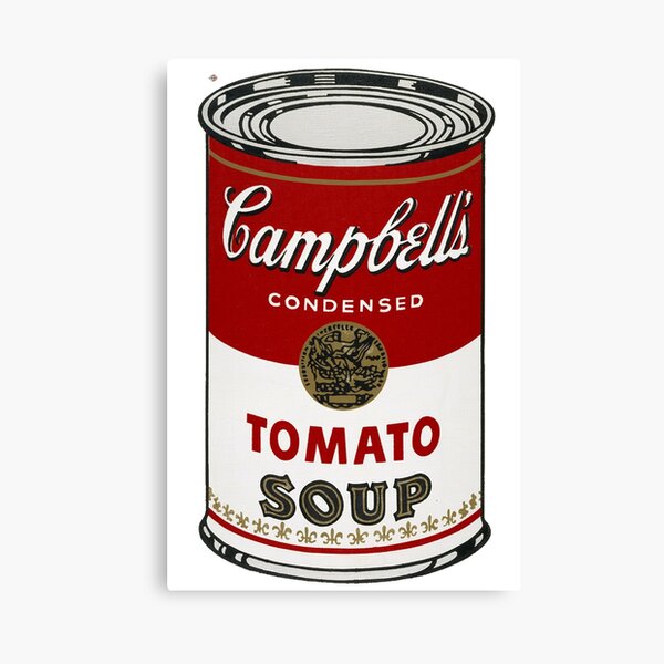 Andy Warhol - Campbell’s Soup Tomato Soup Canvas Print