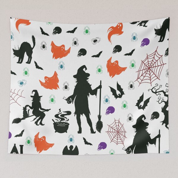 Item preview, Halloween Witches Pattern - Halloween  designed and sold by cruzzcreation.