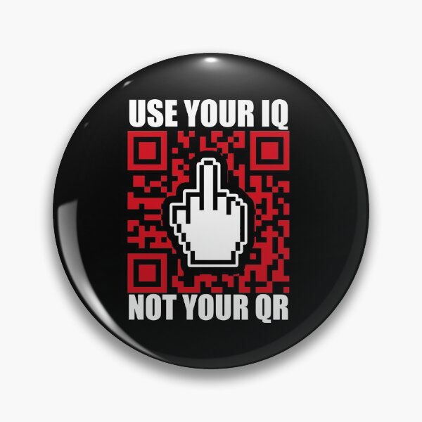Artikelvorschau, Verwenden Sie Ihren IQ, nicht Ihren QR entworfen und verkauft von FanaticTee.