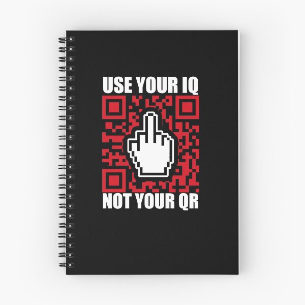 Item preview, Use Your IQ not your QR designed and sold by FanaticTee.