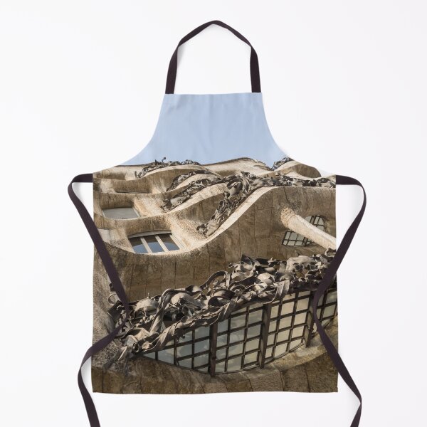 Item preview, Antoni Gaudi La Pedrera Casa Mila - Sinuous Balconies and Twisted Free Form Railings designed and sold by Georgia Mizuleva.