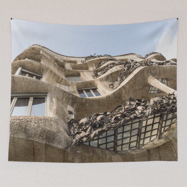 Item preview, Antoni Gaudi La Pedrera Casa Mila - Sinuous Balconies and Twisted Free Form Railings designed and sold by Georgia Mizuleva.