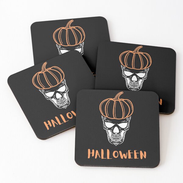 Item preview, Pumpkin Skull designed and sold by raccoonbox.