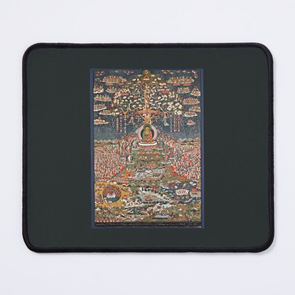 Item preview, Amitabha the Buddha of the Western Pure Land Sukhavati Restored Tibetan Artwork designed and sold by MinhHanh.