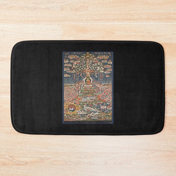 Item preview, Amitabha the Buddha of the Western Pure Land Sukhavati Restored Tibetan Artwork designed and sold by MinhHanh.