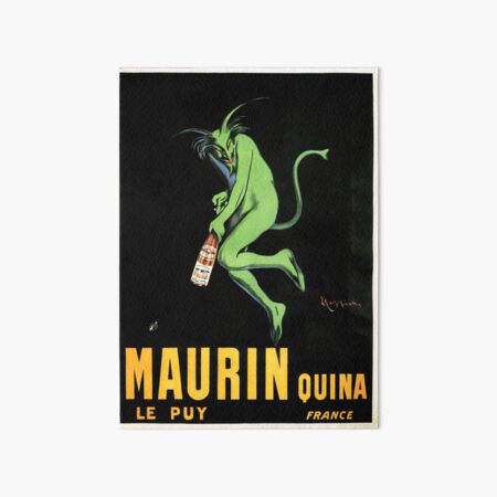 Artikel-Vorschau von Teufel MAURIN QUINA Likör Absinth Art Deco Frankreich Leonetto Cappiello, designt und verkauft von retroposters.