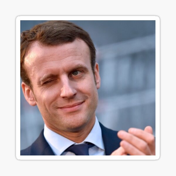 Sticker de MamelleBent sur emmanuel macron president cupidon arc fleche  amour