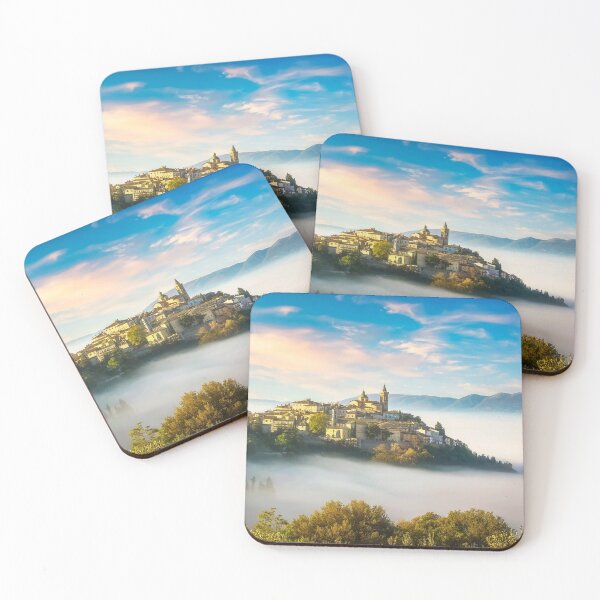 Item preview, Trevi picturesque village in a foggy morning. Italy designed and sold by Stefano Orazzini.