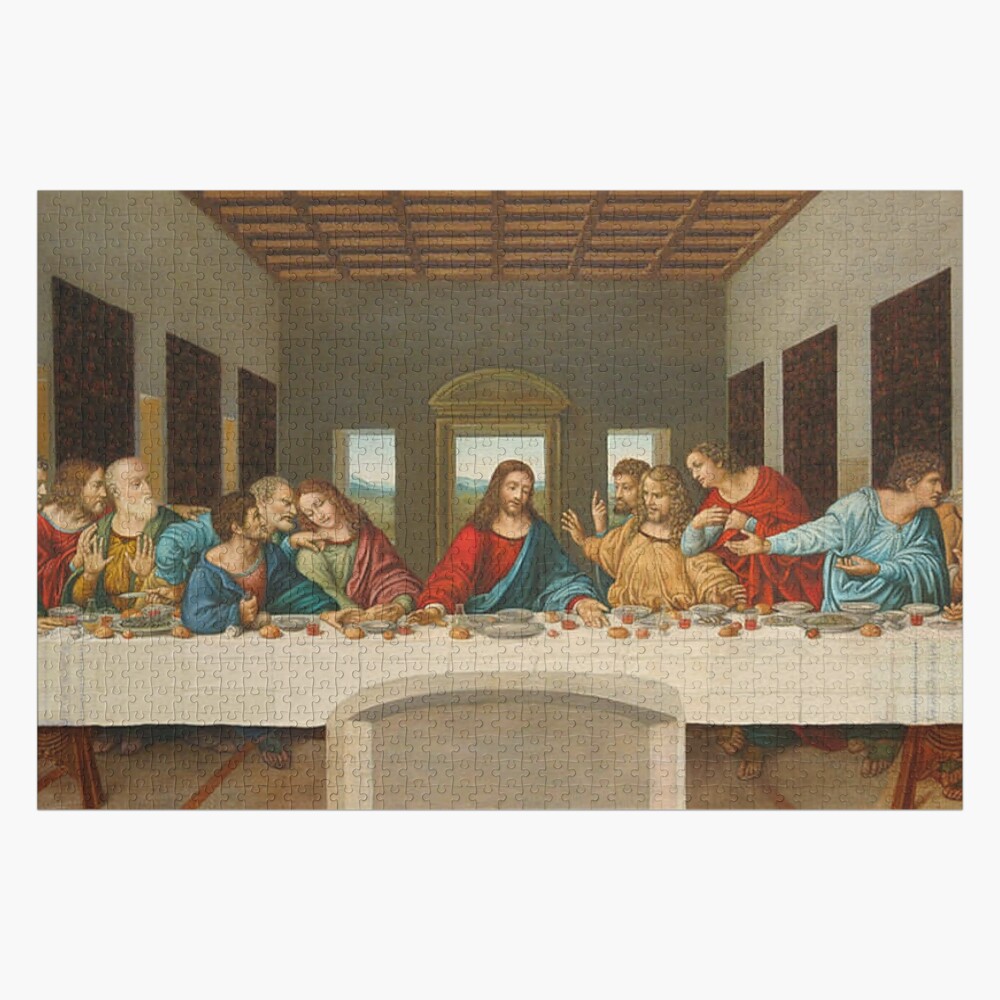 The Last Supper - Leonardo Da Vinci - High Resolution with no door