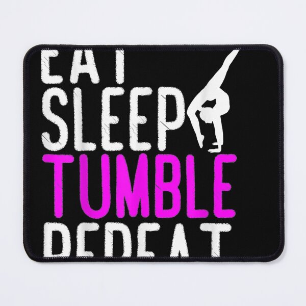 Item preview, Eatleep Tumble Repeat Gymnastics Gymnast Quote designed and sold by DinashiCorne.