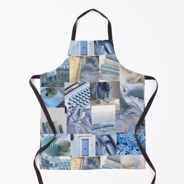 Item preview, baby blue ascetic collage designed and sold by Crazy Milkshake.