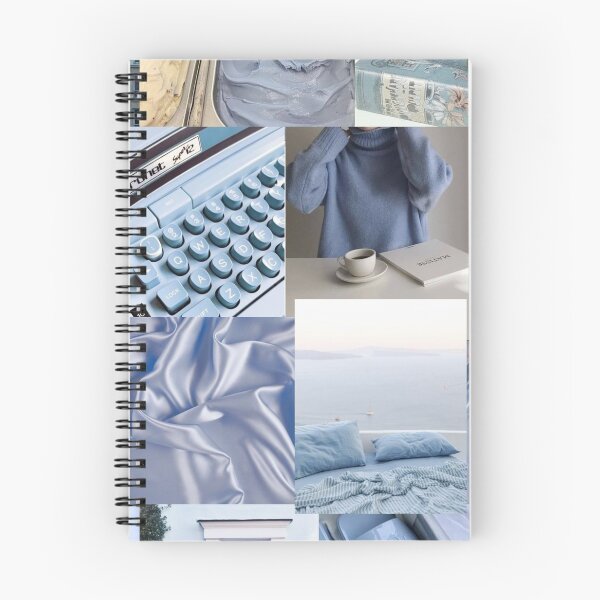 Item preview, baby blue ascetic collage  designed and sold by Crazy  Milkshake.