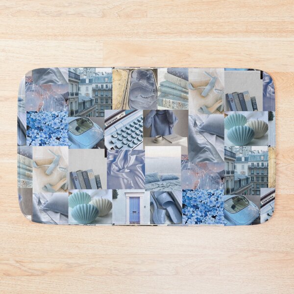 Item preview, baby blue ascetic collage  designed and sold by Crazy  Milkshake.