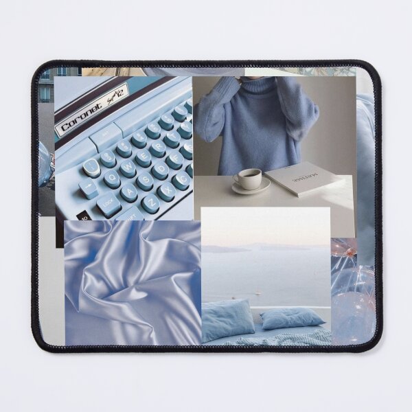 Item preview, baby blue ascetic collage  designed and sold by Crazy  Milkshake.