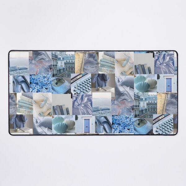Item preview, baby blue ascetic collage designed and sold by Crazy Milkshake.