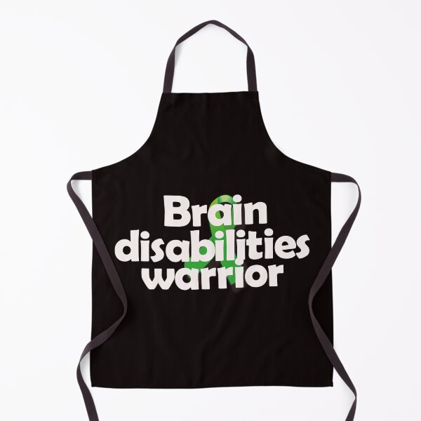 Item preview, brain disabilties warrior designed and sold by justplainwords.