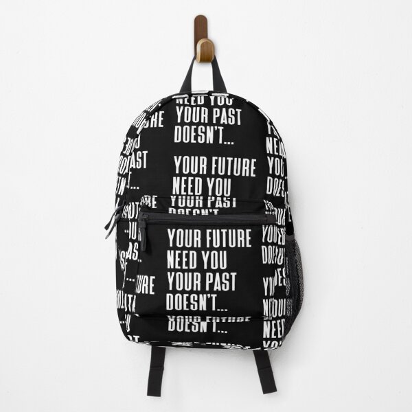 Item preview, Your Future Need You Your Past Doesn't Typography Life and Inspiration Quote in Normal Left Style - Funny designed and sold by Vasabi88.