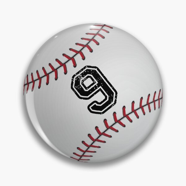 Item preview, Baseball ball number 9, nine   designed and sold by TheCultStuff.